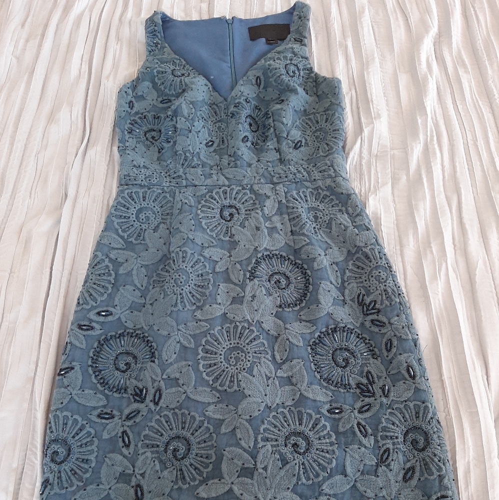 J crew double zero beaded day to evening dress